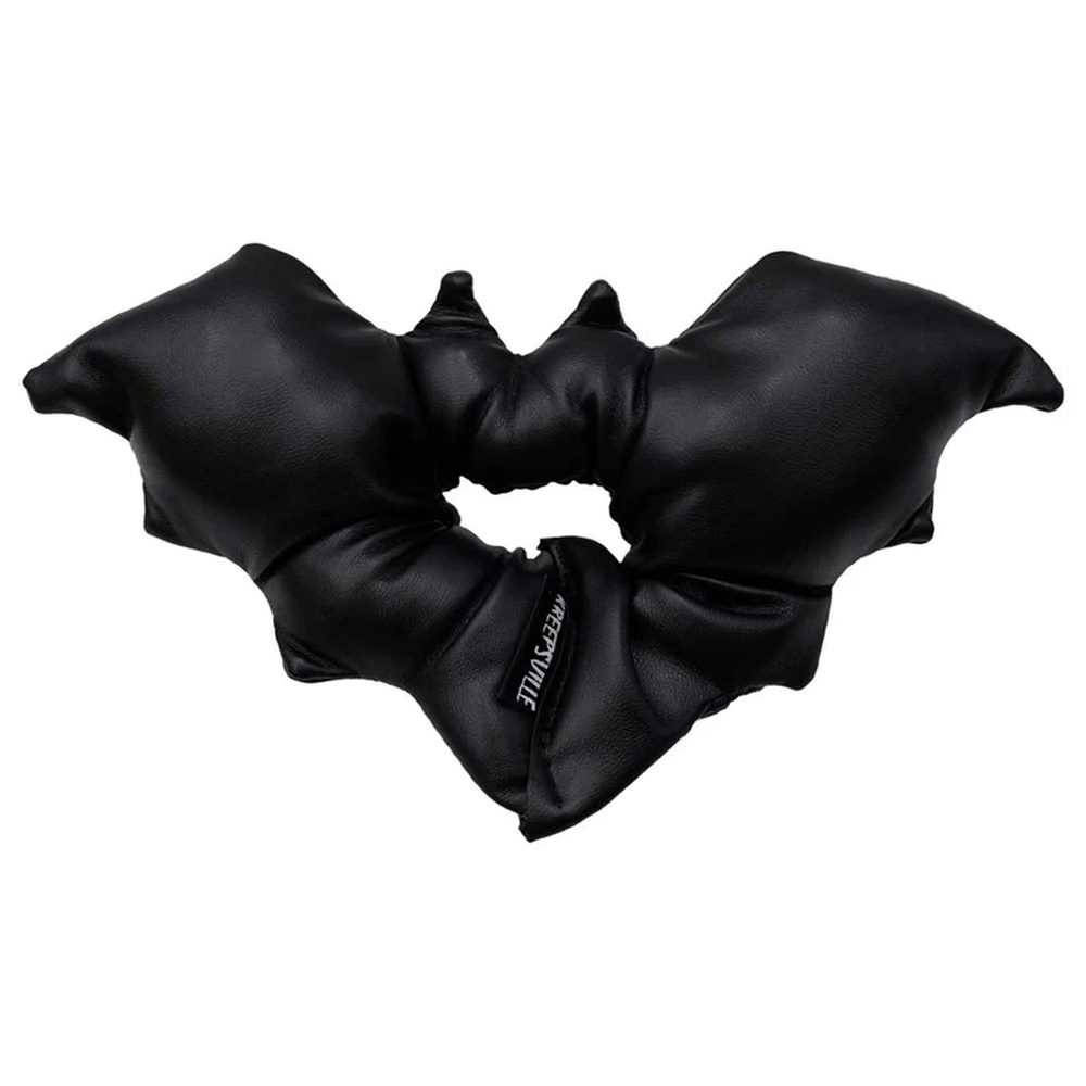 Kreepsville - Bat Bun Topper Haar scrunchie - Zwart